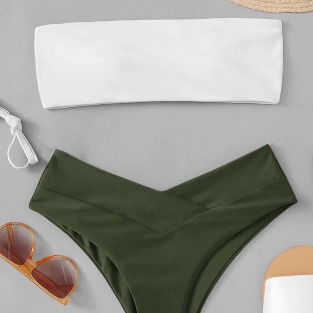 SHEIN Bandeau Bikini set. Size XL